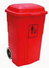 contenedor  litros rojo