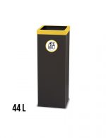 papelera-reciclaje-metalica-44-litros-grafito-amarillo